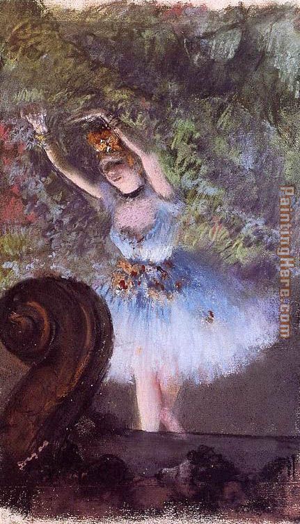 Dancer III painting - Edgar Degas Dancer III art painting
